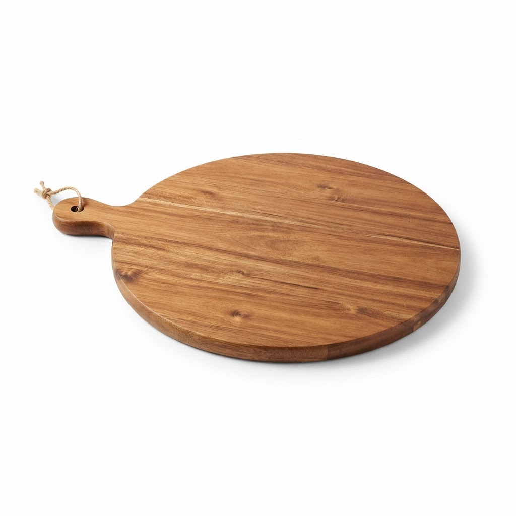 Round Wood Serving Board