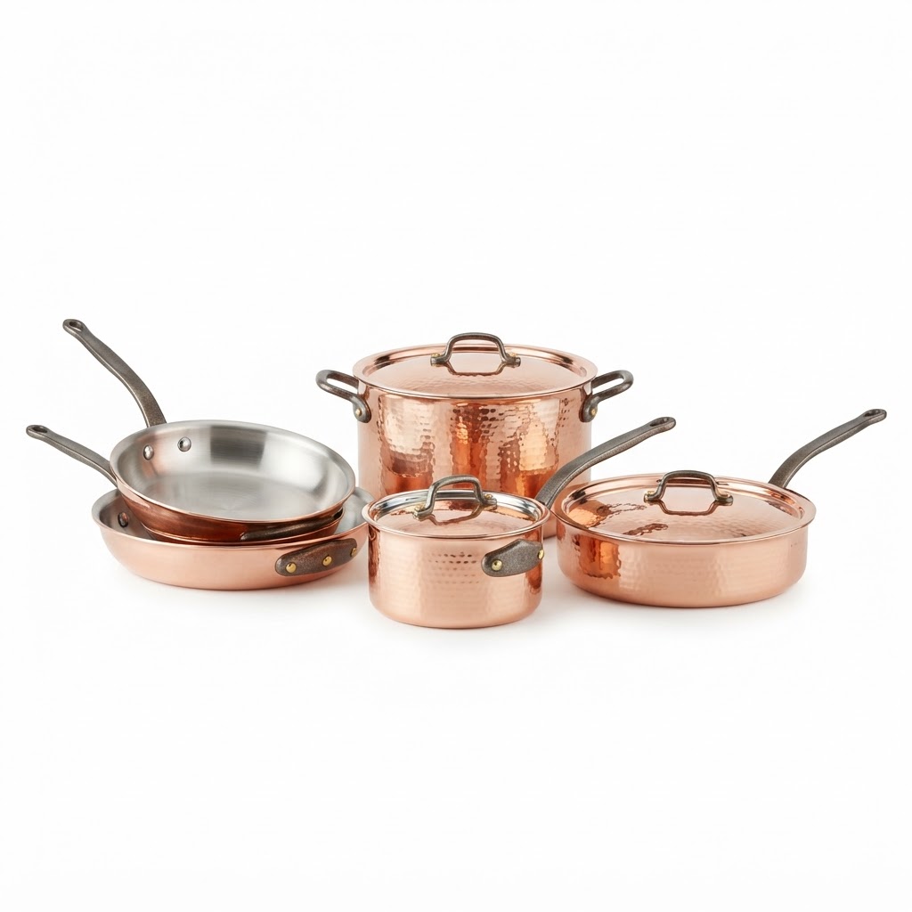 Heritage Copper Cookware Display Set