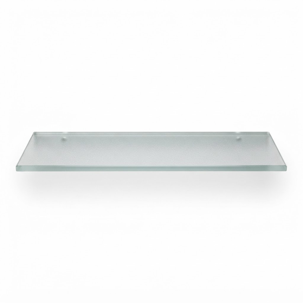 Frosted Glass Floating Shelves