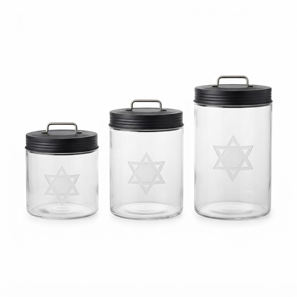 -Style Glass Canister Set