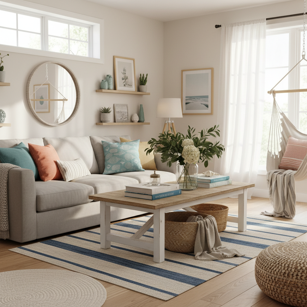 Scandinavian Summer Living Room