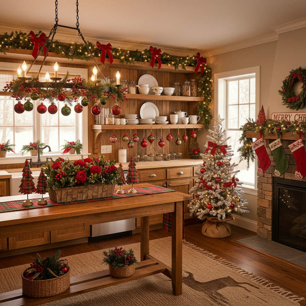 Country Christmas Kitchen