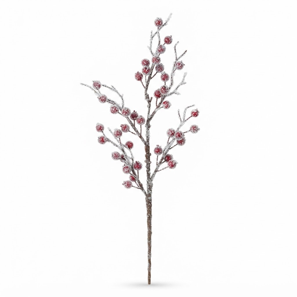Frosted Berry Branch Stems