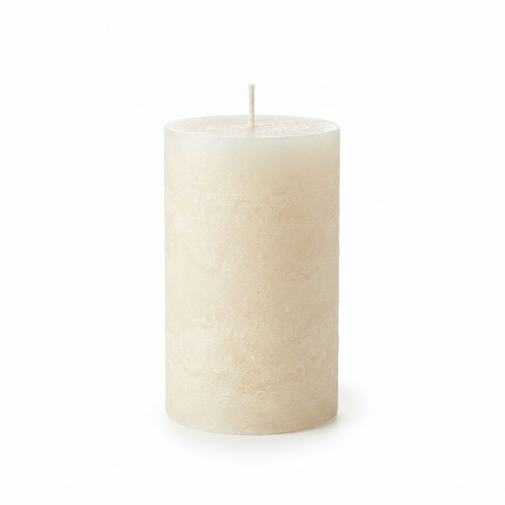 Vanilla Scented Pillar Candle