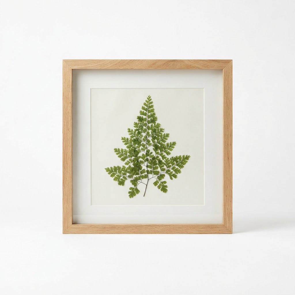 Botanical Green Fern Framed Wall Art