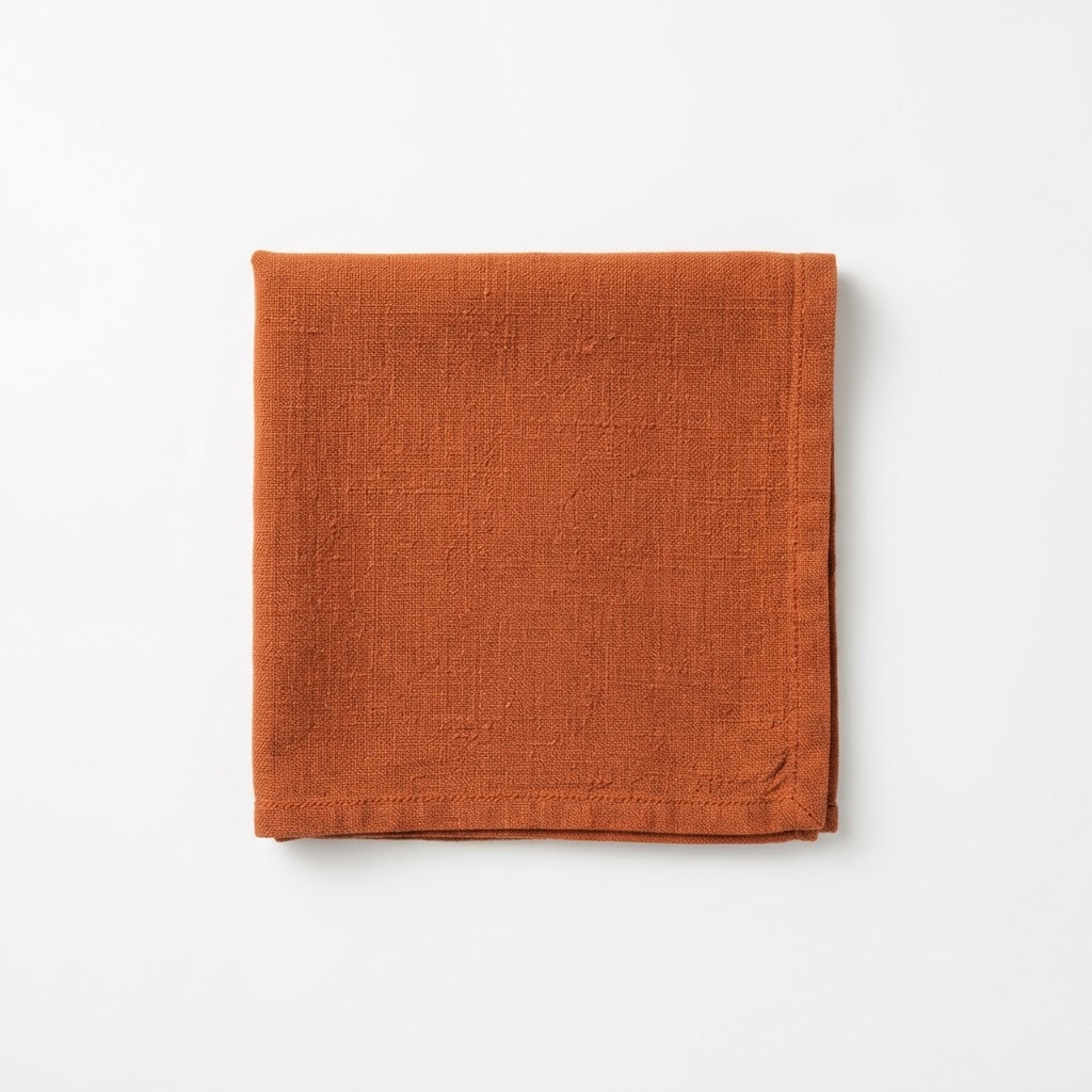 Burnt Orange Cotton Napkins