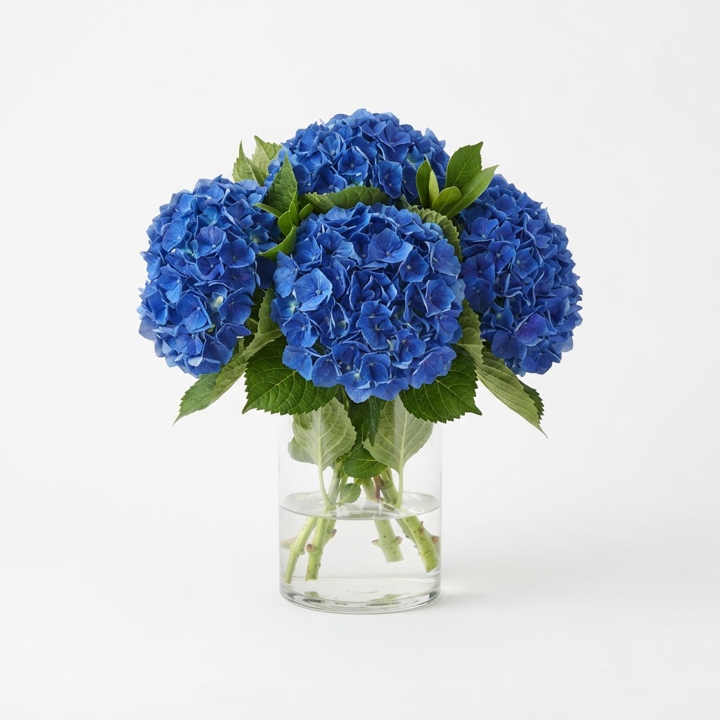 Blue Hydrangea Floral Arrangement