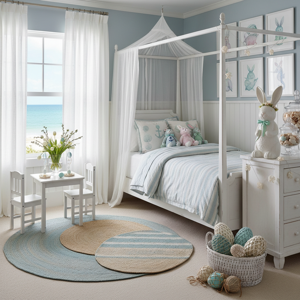 Coastal Easter Child Bedroom (Girl)