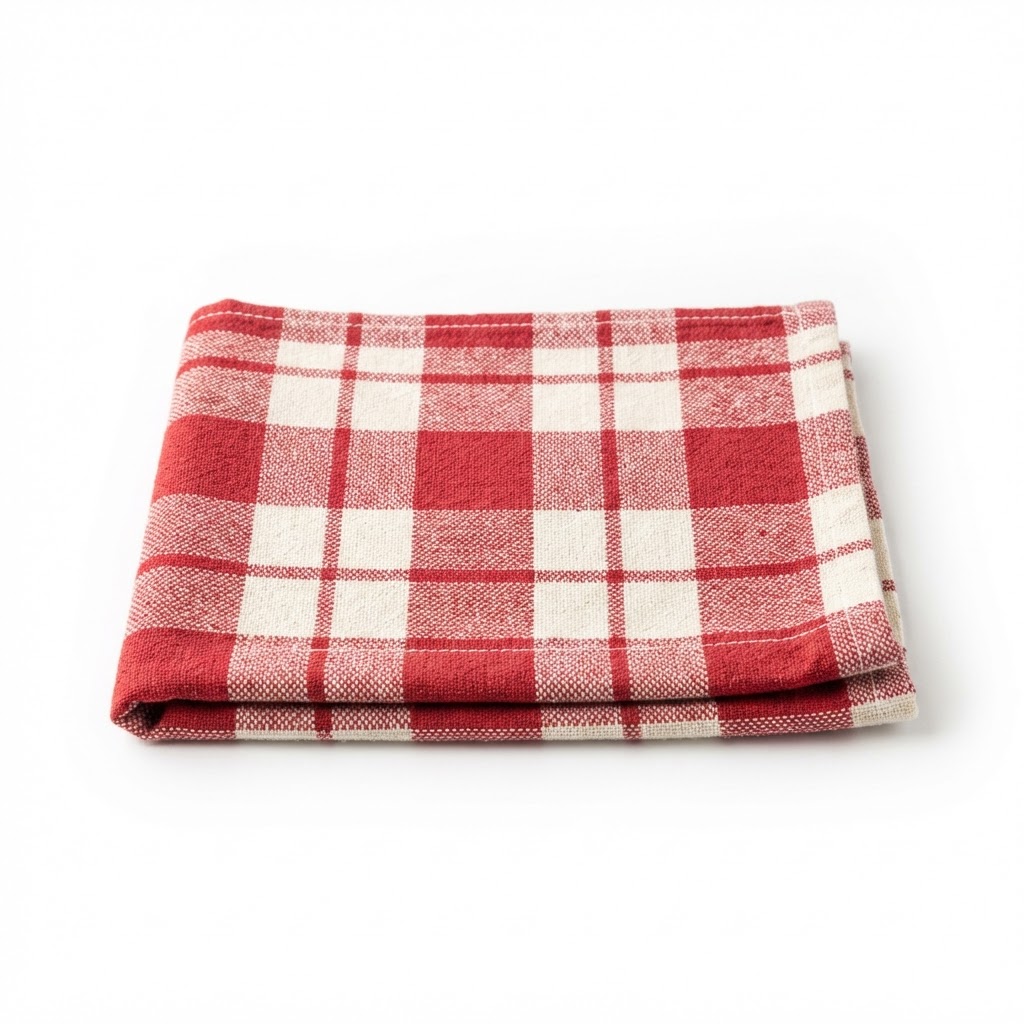 Red and White Plaid Dish Towels