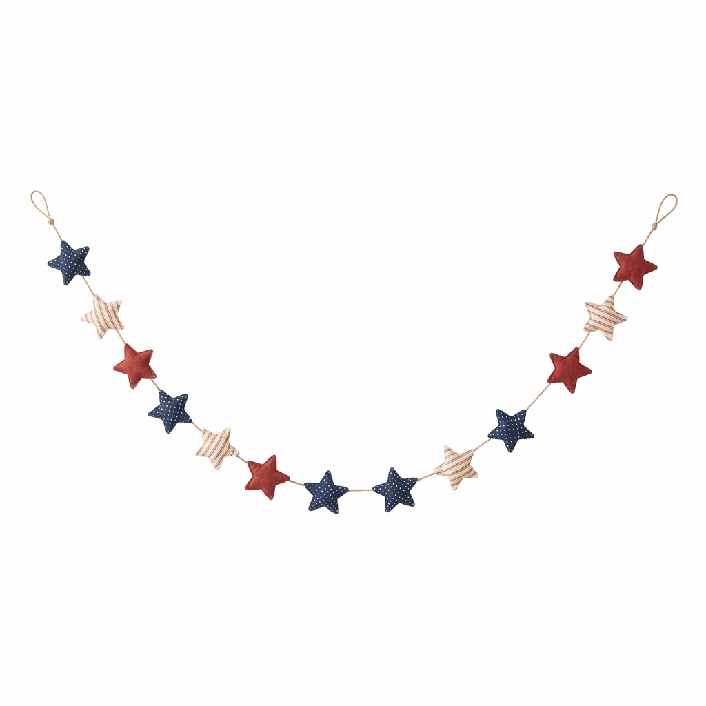 Americana Star Garland