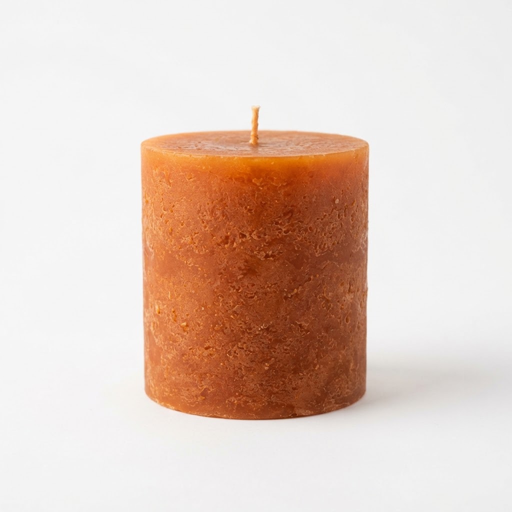 Scented Pumpkin Spice Pillar Candle