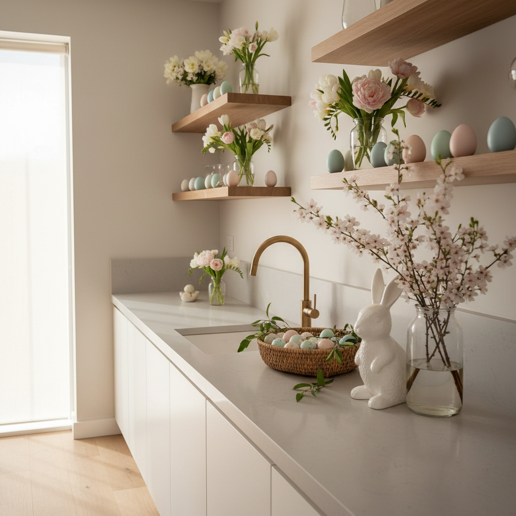 Minimalist Easter Kitchen