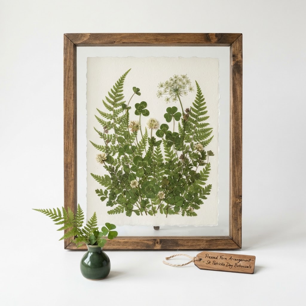 core Pressed Fern Floral Arrangement