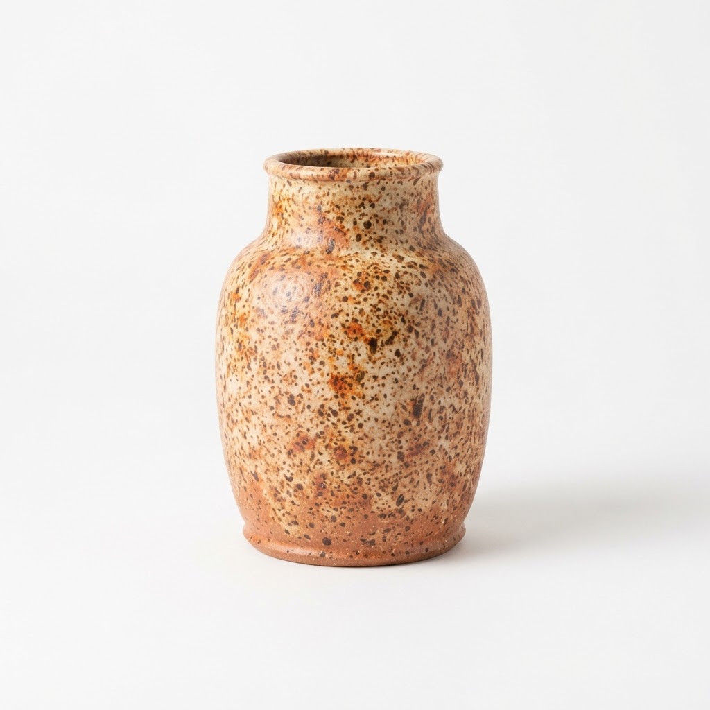 Fall Ceramic Speckled Vase