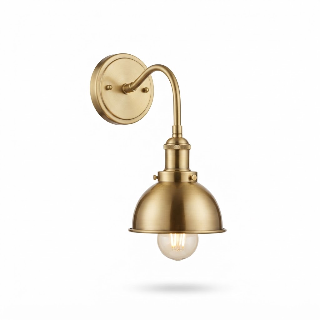 Brass Wall Sconce