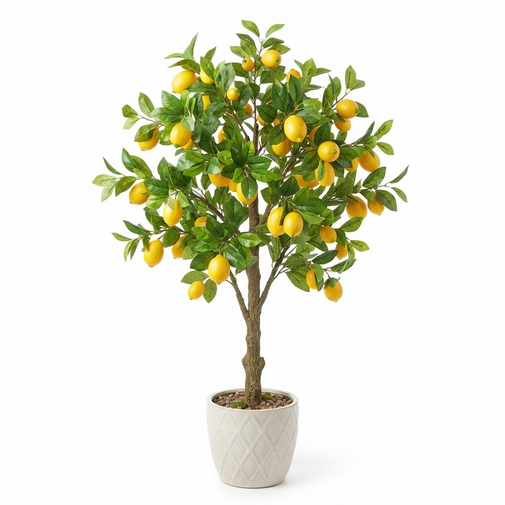 Summer Citrus Artificial Lemon Tree
