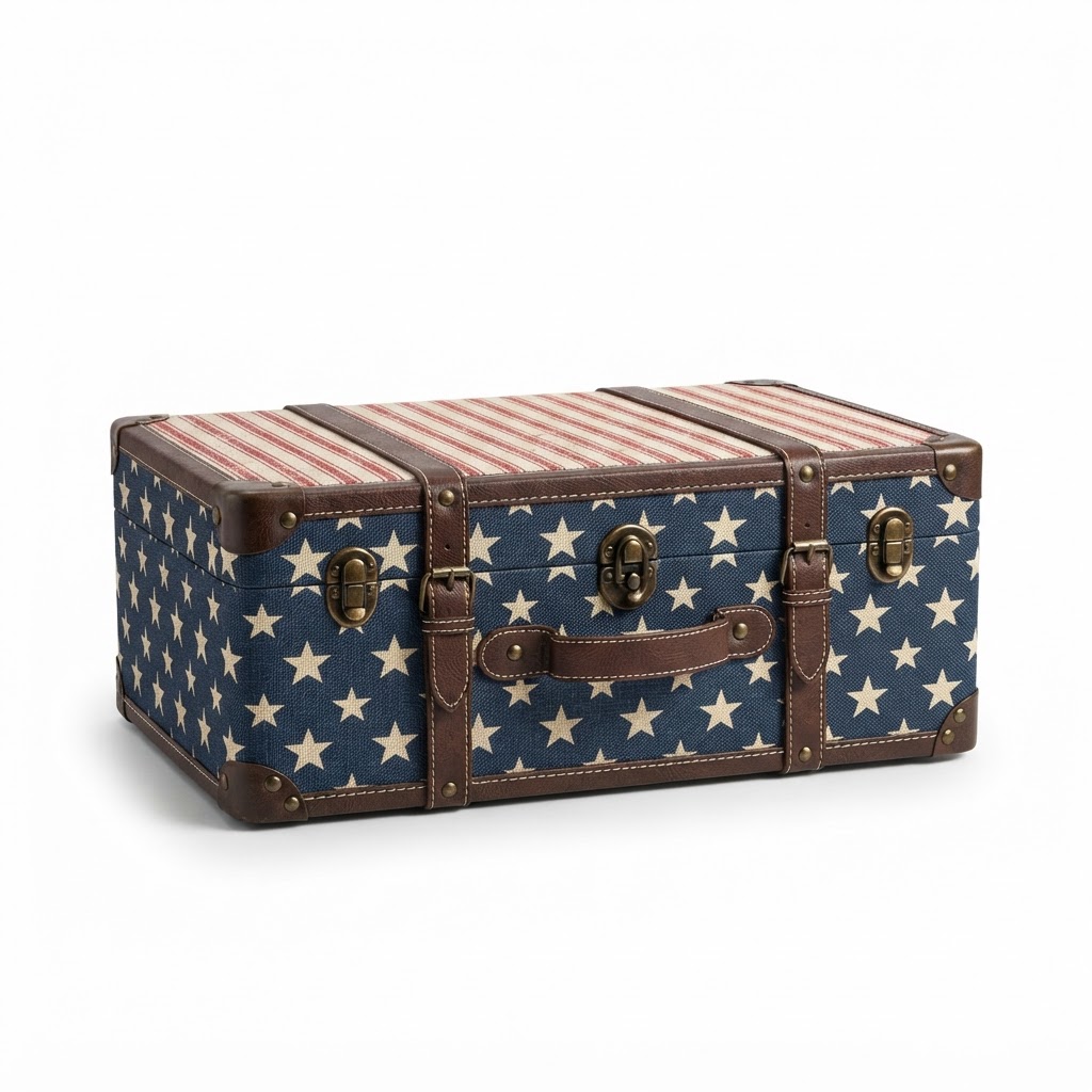 Style Decorative Storage Suitcases