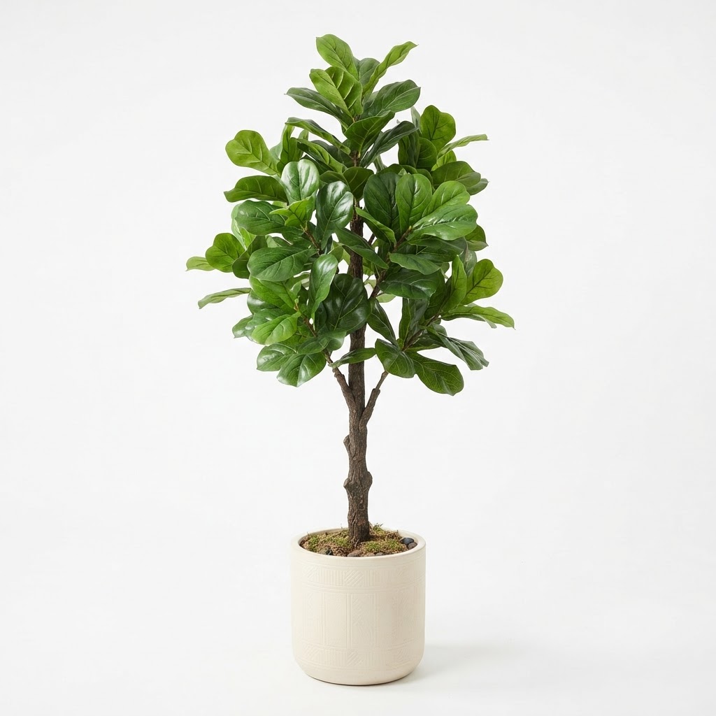 Transitional Potted Faux Greenery Tree