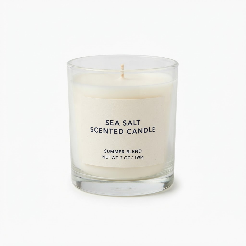 Sea Salt Scented Candle