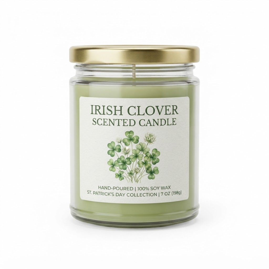 Irish Clover Scented Candle