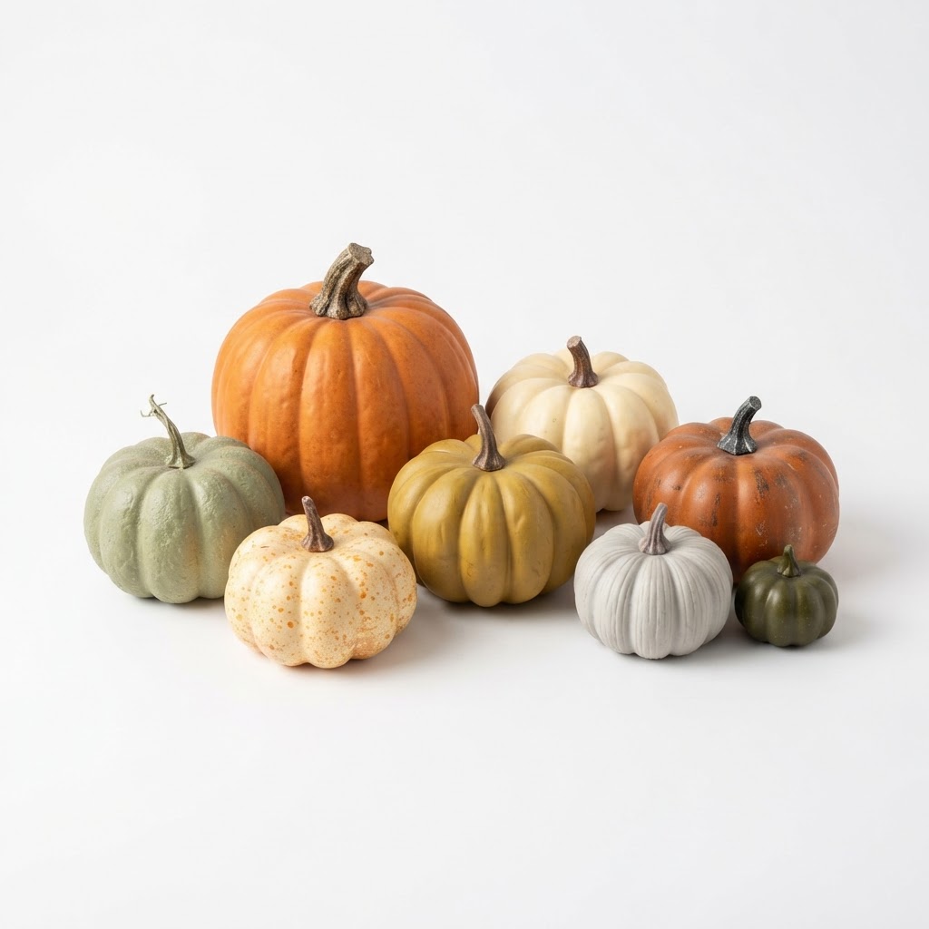 core Realistic Faux Pumpkin Assortment