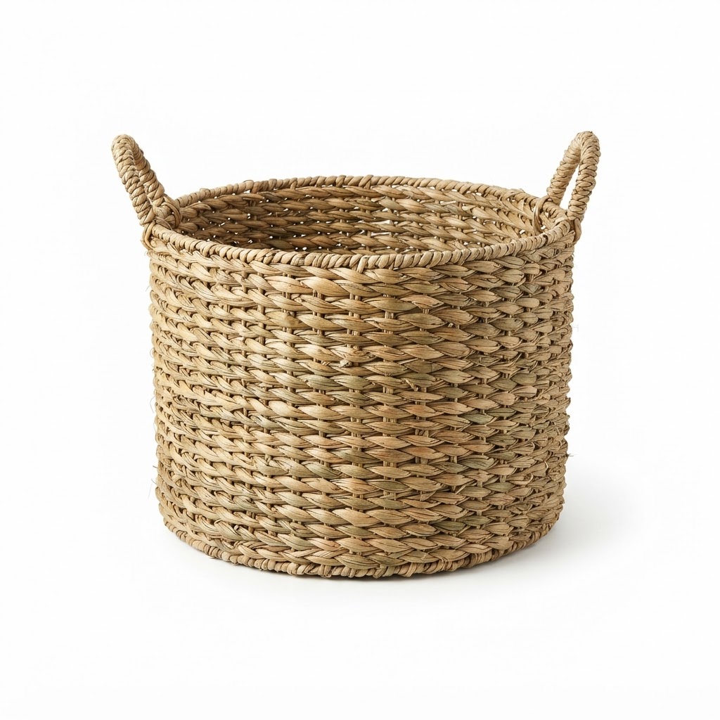 Woven Seagrass Storage Basket