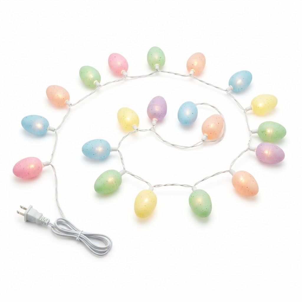Easter Pastel Egg String Lights