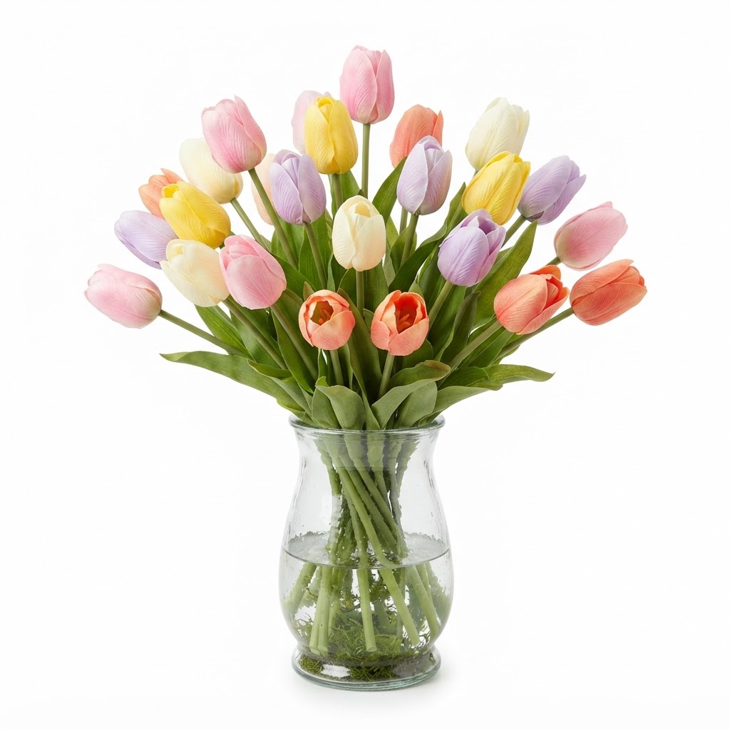 Artificial Spring Tulip Arrangement
