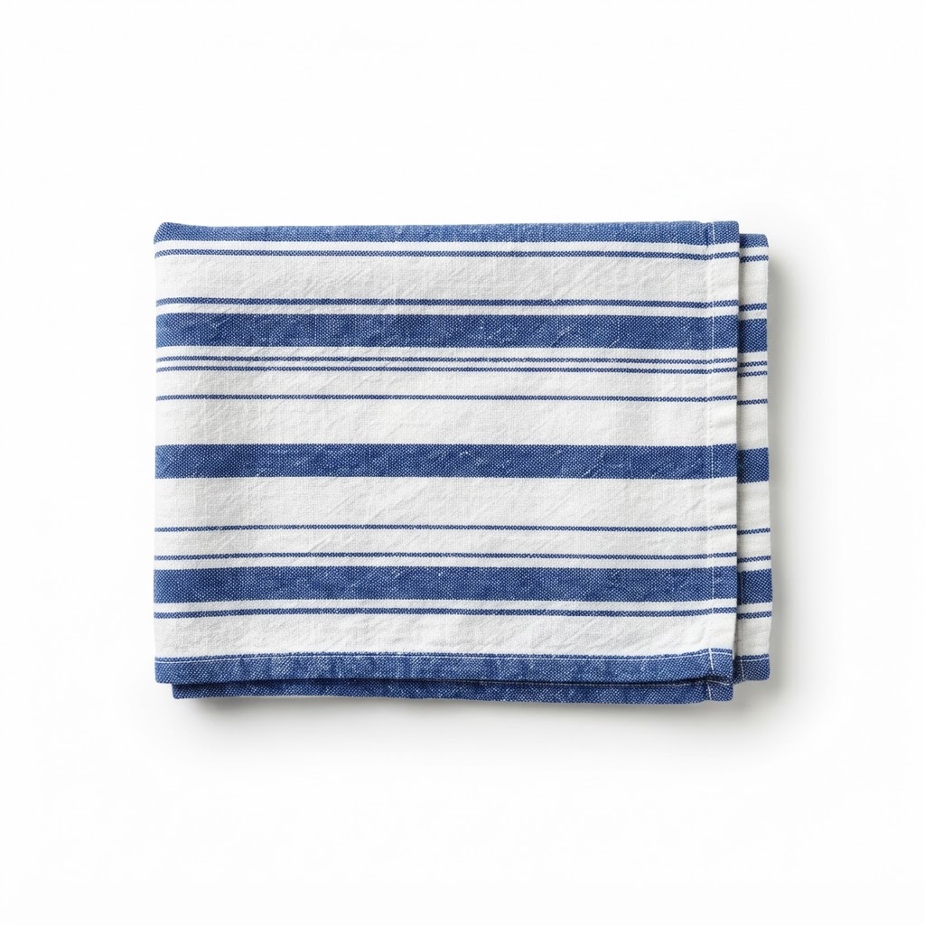 Striped Linen Kitchen Towel