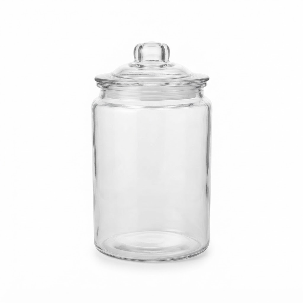Glass Apothecary Storage Jars