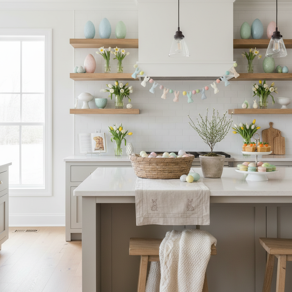 Transitional Easter Kitchen