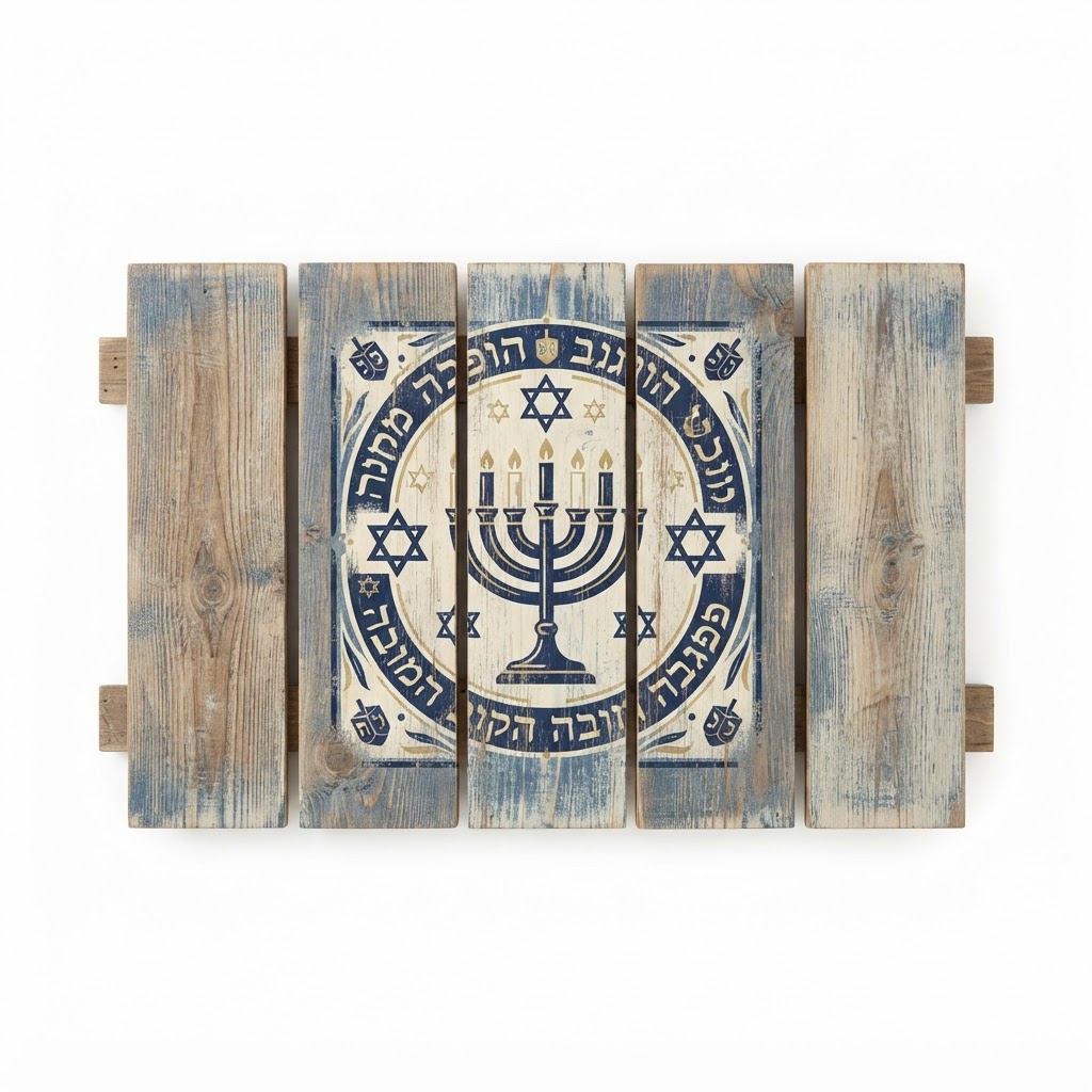 Transitional Wood Plank Wall Art