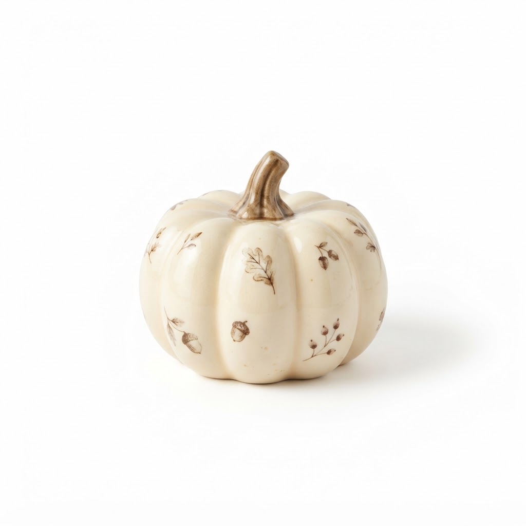 Mini Decorative Ceramic Pumpkins
