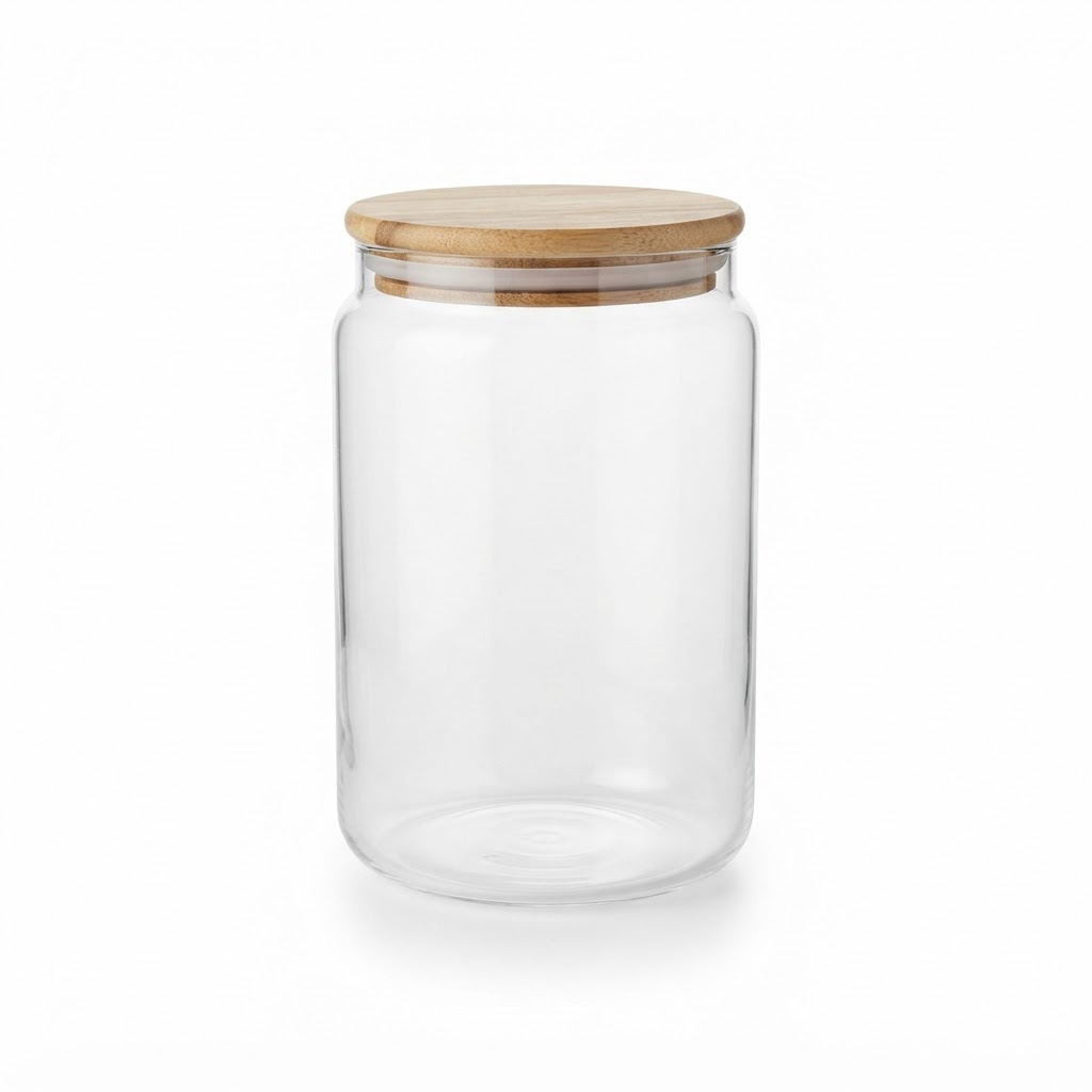 Glass Pantry Storage Jars with Lids