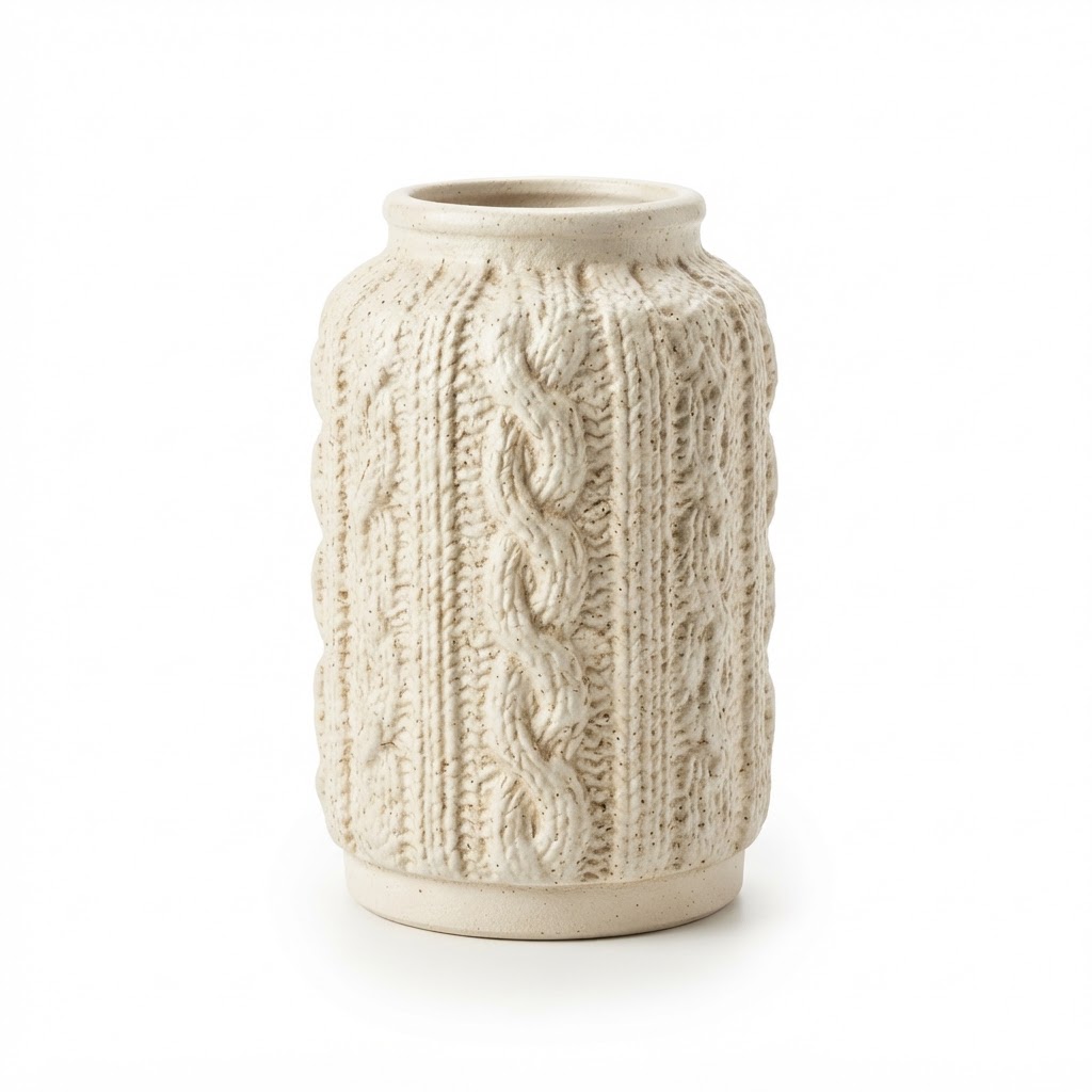 Ceramic Textured Vase