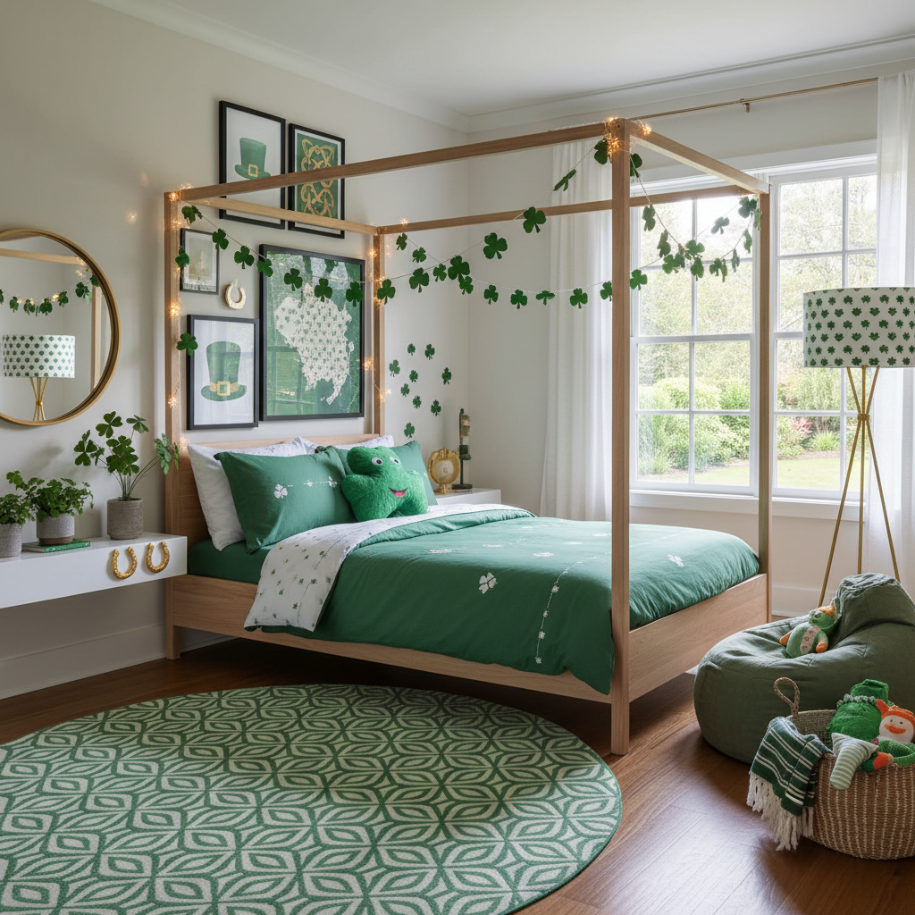 Minimalist St. Patrick's Day Child Bedroom (Boy)