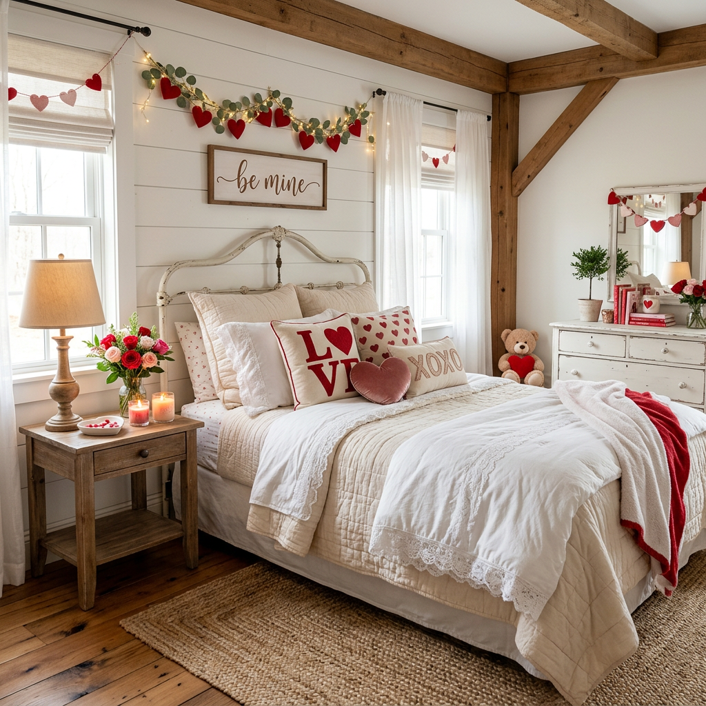 Farmhouse Valentine's Day Child Bedroom (Girl)