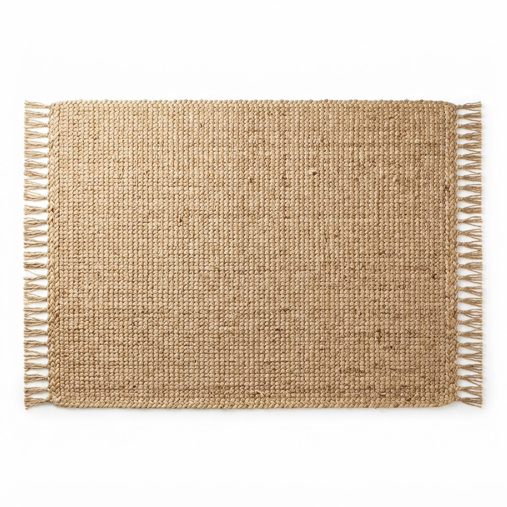 Natural Jute Woven Area Rug