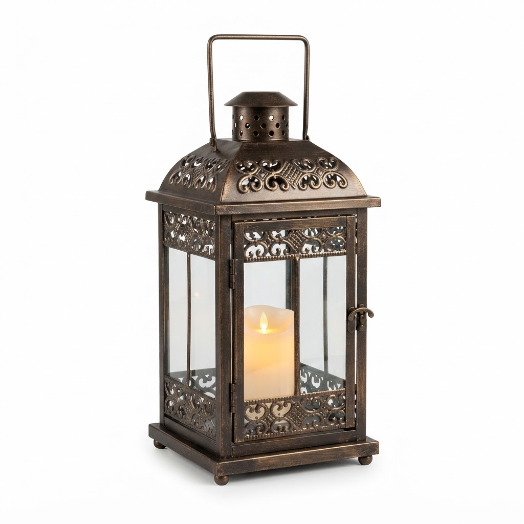 Bronze Metal Lantern