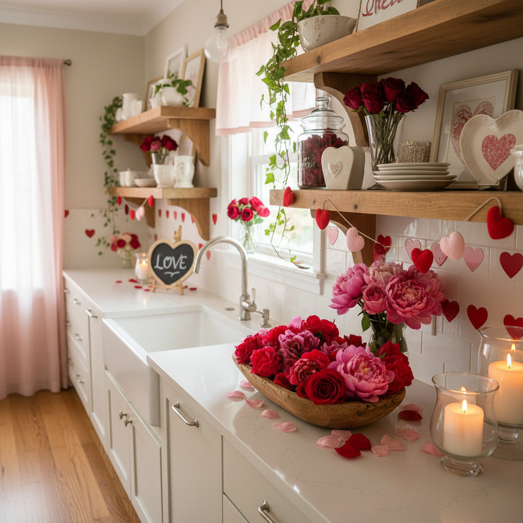 Traditional Valentine's Day Kitchen