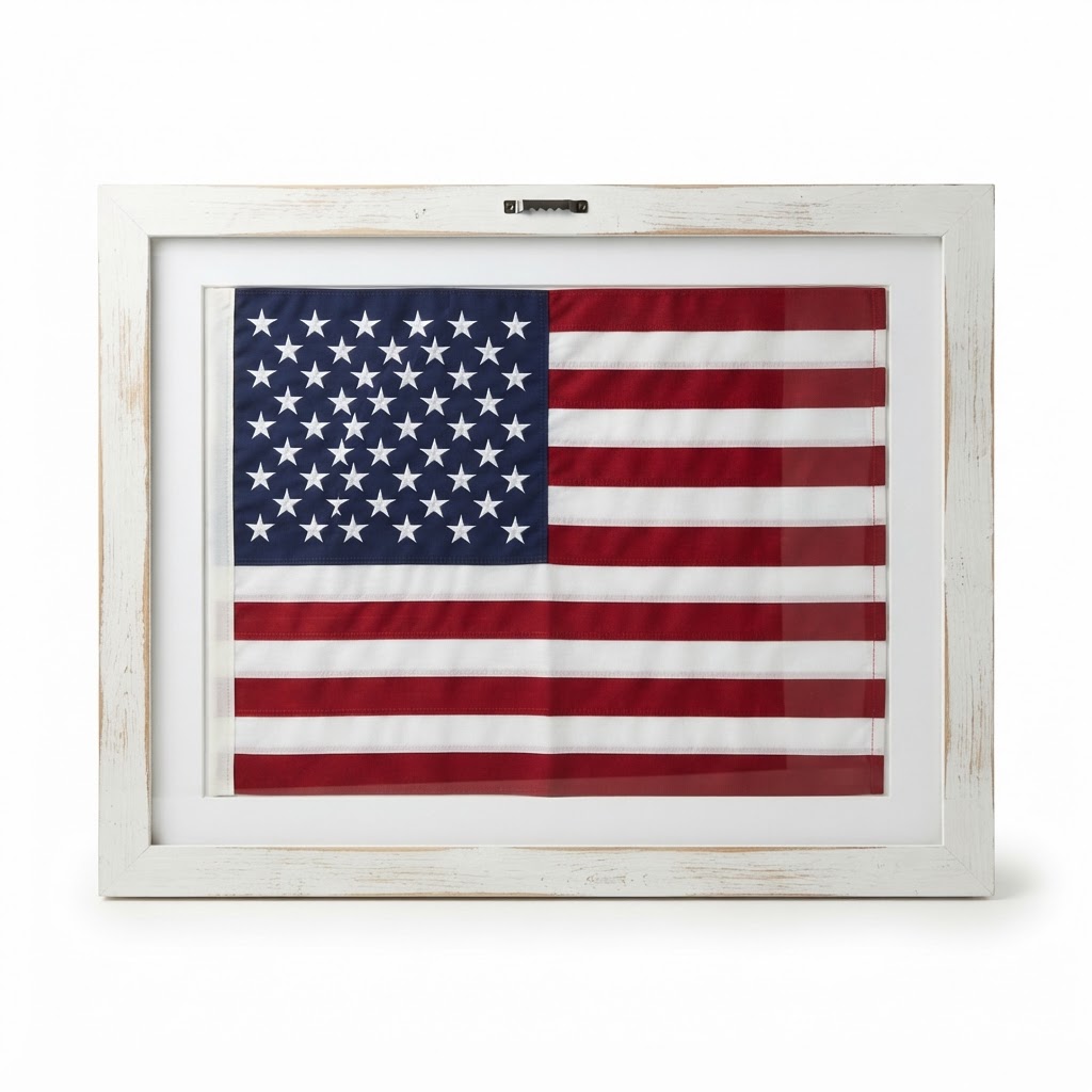 Style Framed American Flag