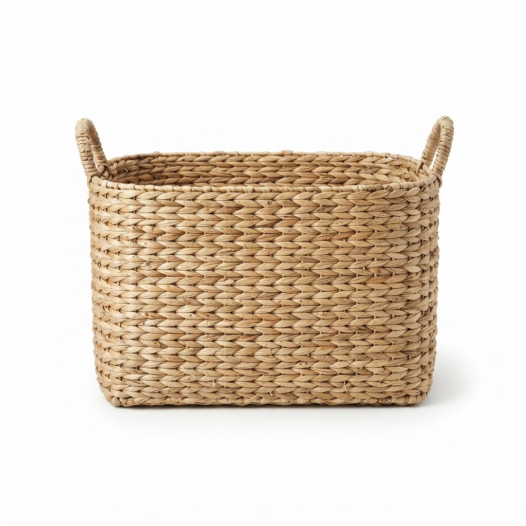 Natural Woven Seagrass Storage Basket