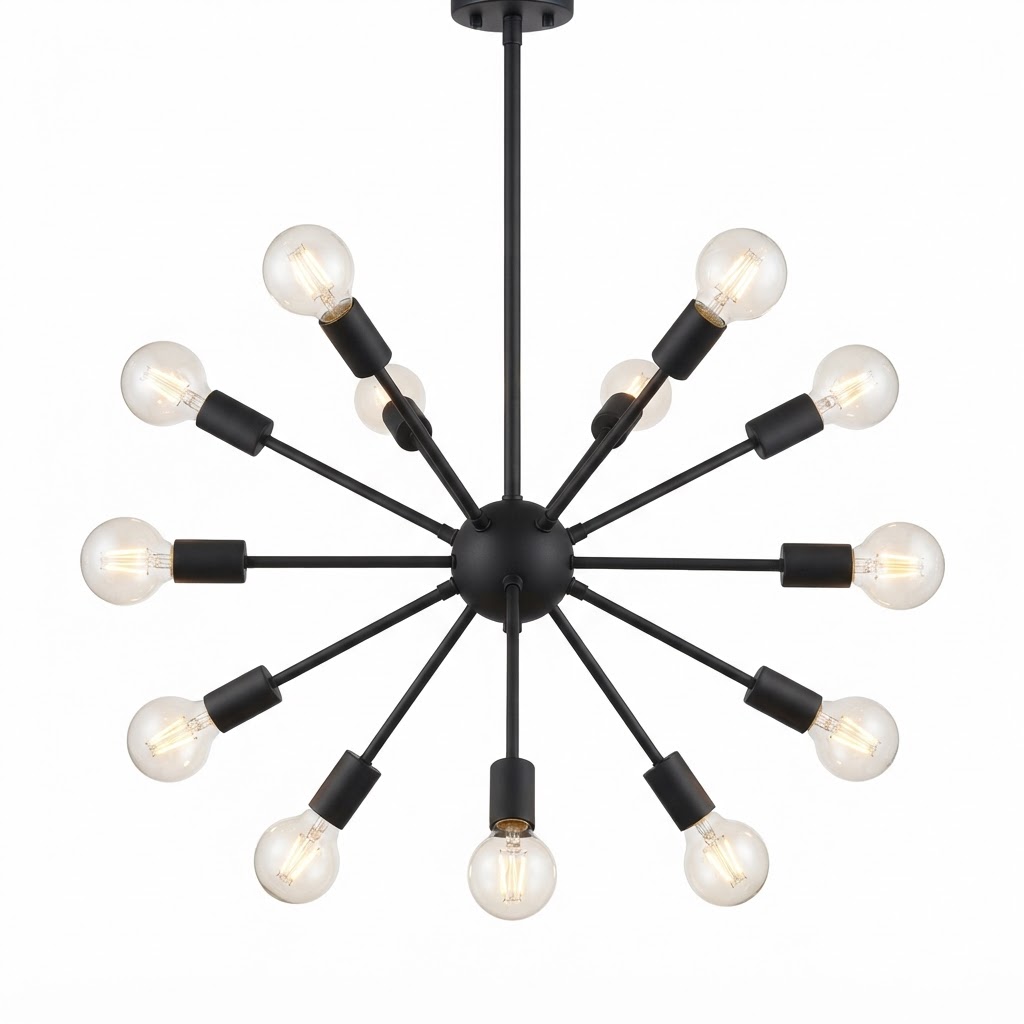 Black Sputnik Chandelier