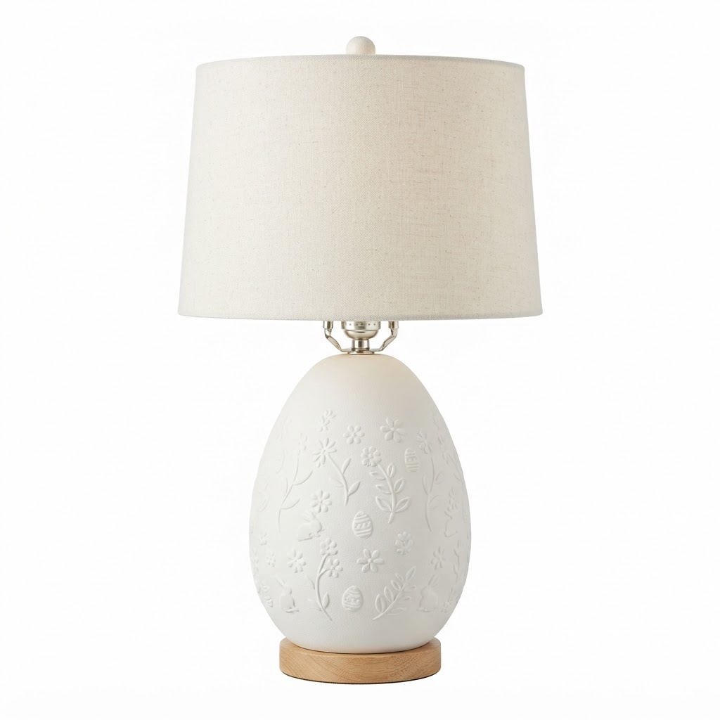 White Ceramic Table Lamp