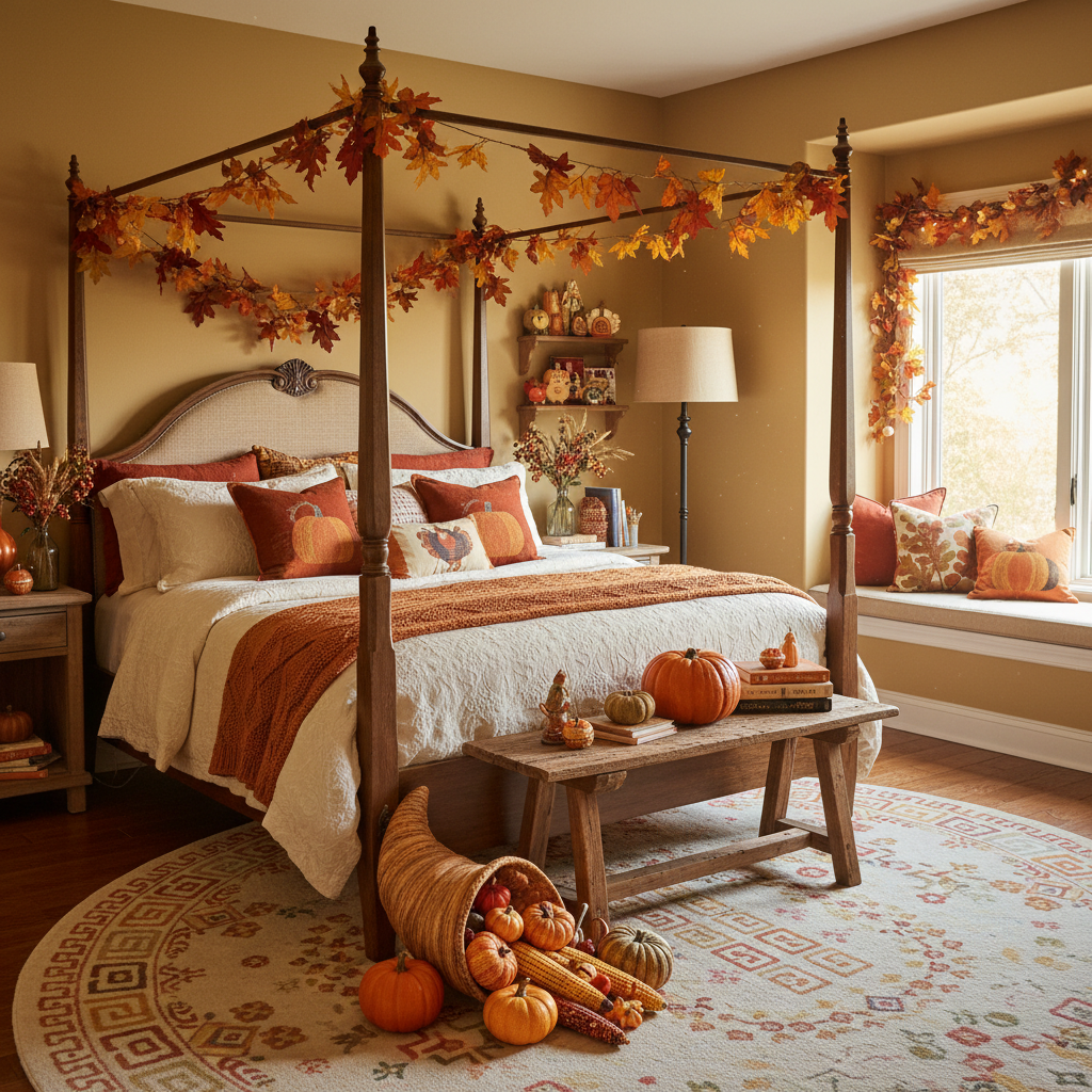 Traditional Thanksgiving Child Bedroom (Girl)