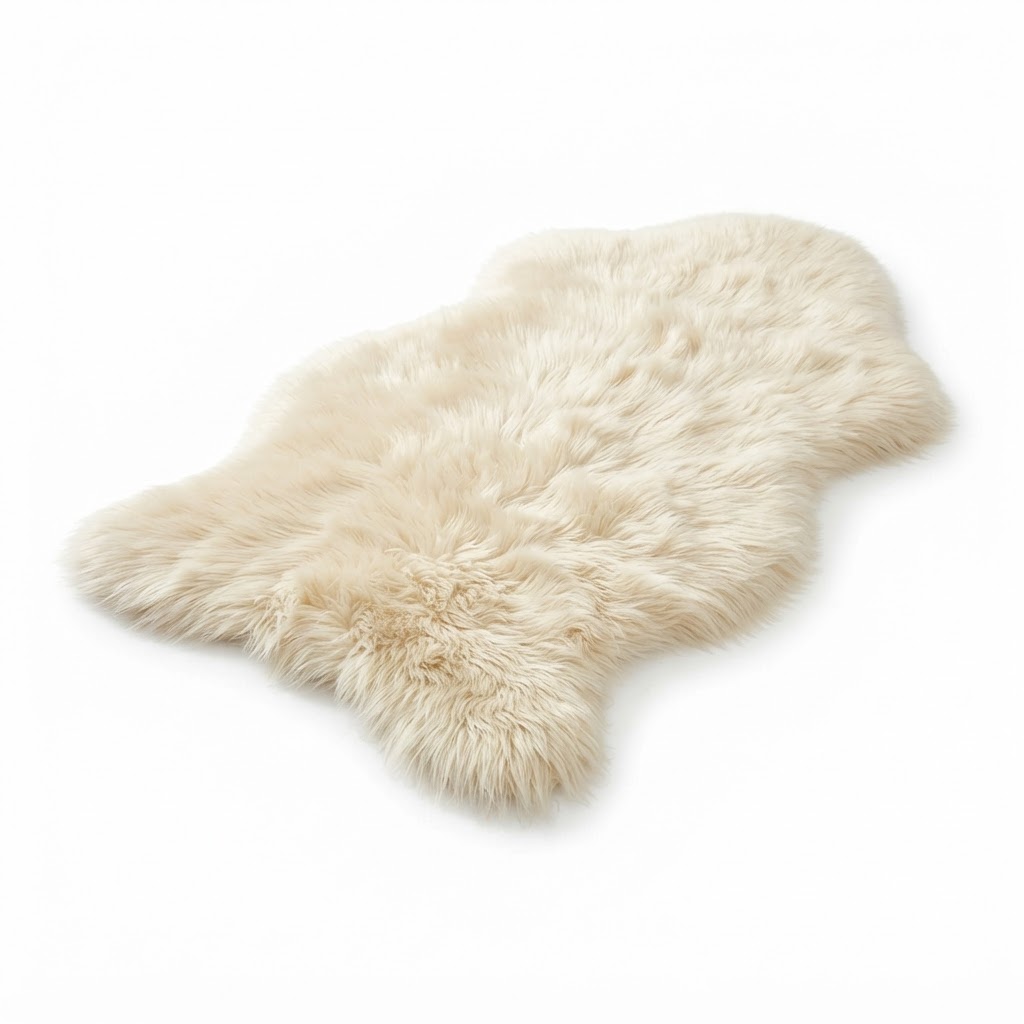 Faux Sheepskin Area Rug