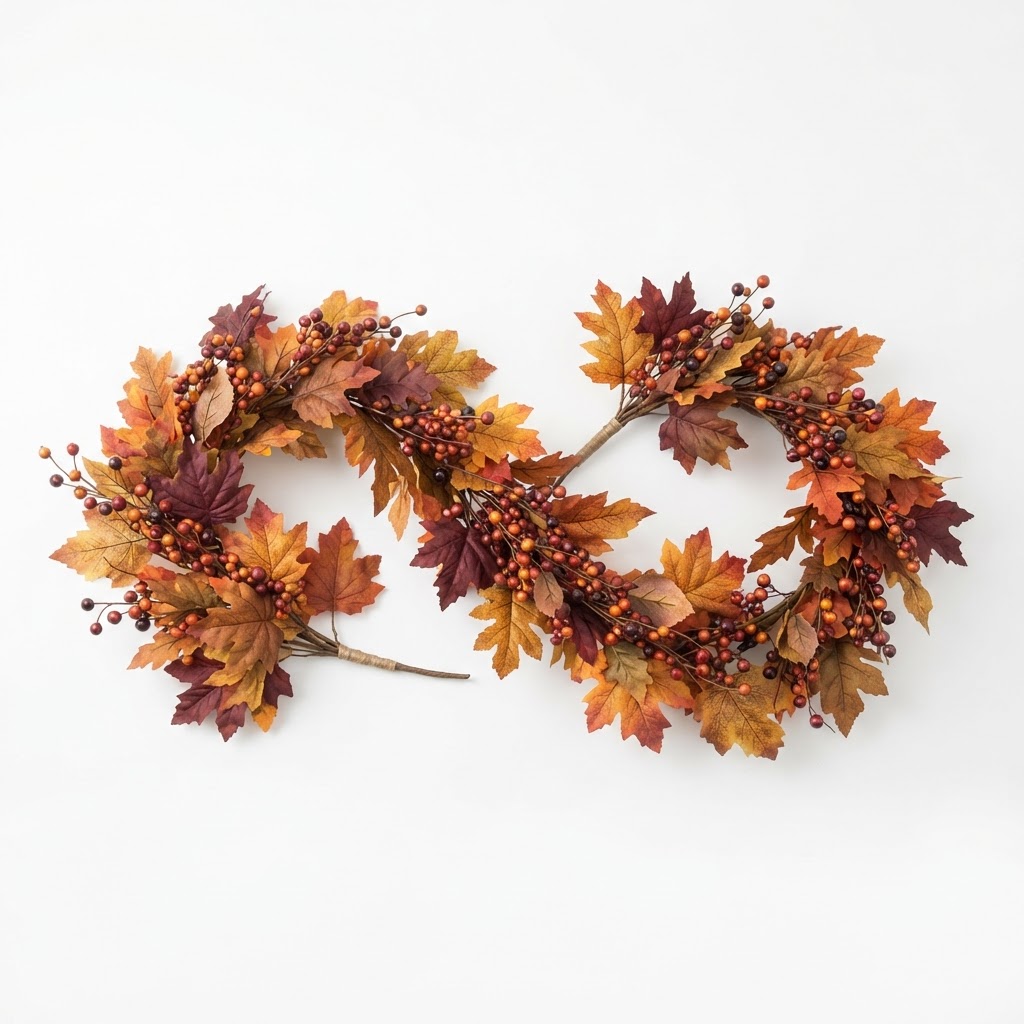 Fall Foliage and Berry Garland