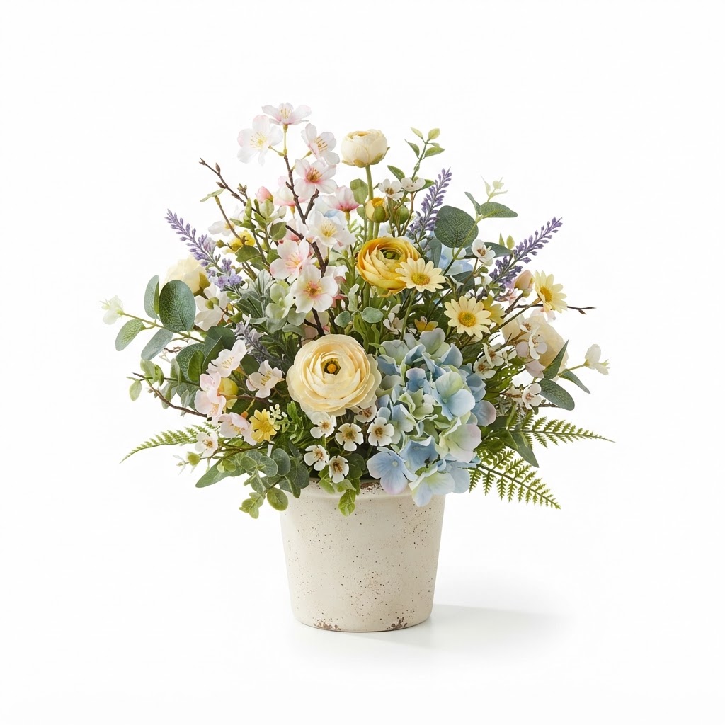 Spring Floral Artificial Arrangement