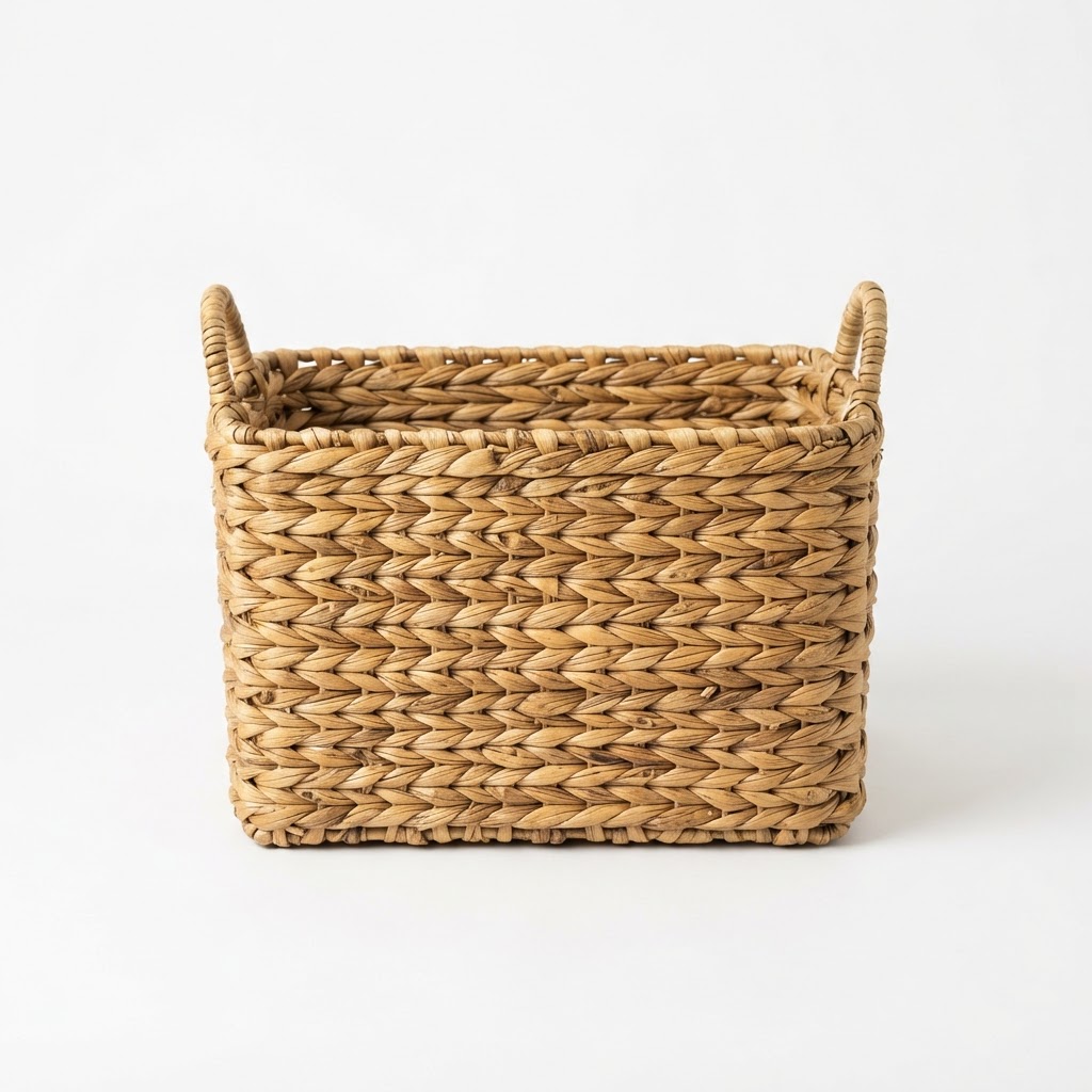 Hand-Woven Rattan Storage Baskets
