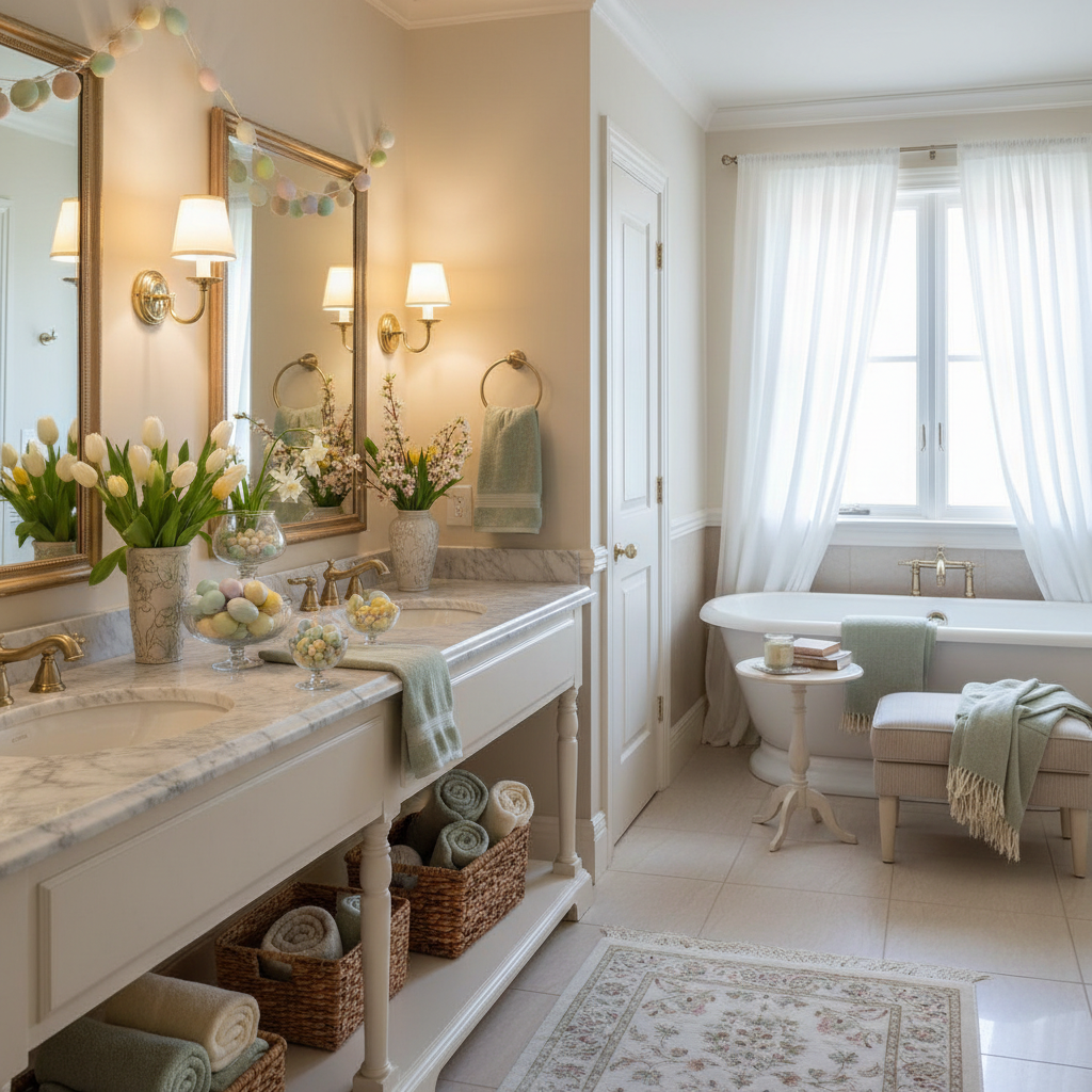 Traditional Easter Master Bathroom